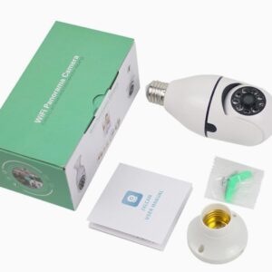 كاميرا لمبة ذكية 360 درجة مع رؤية ليلية وتحكم عبر الهاتف